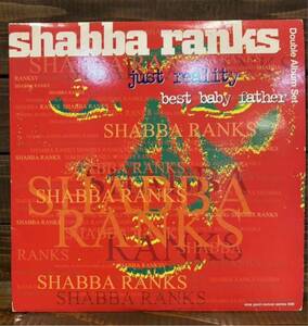 UK盤 Shabba Ranks / just reality・best baby father (2LP) Double Album Set シャバ・ランクス　VYDLP 6