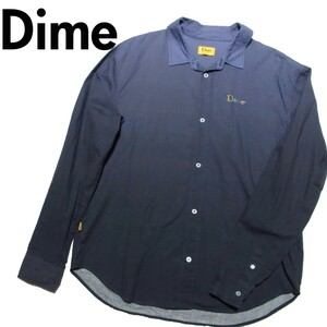 Dime ダイム グラデーション オックスフォード シャツ M FRIENDS GRADIENT OXFORD SHIRT DARK PURPLE