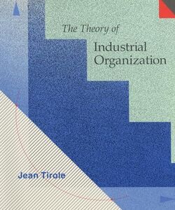 [A01486726]The Theory of Industrial Organization (Mit Press)