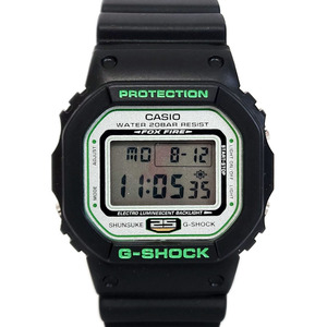 1299 カシオ CASIO Gショック 中村俊輔25MVP受賞記念モデル DW-5600VT ブラック 樹脂 時計 腕時計 メンズ メンズウォッチ 2007年