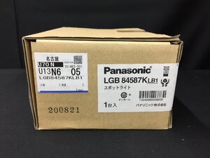 未開封品　Panasonic　パナソニック　スポットライト　調光タイプ/LED（電球色）　集光　ブラック　LGB84587K　OS8.075 /12