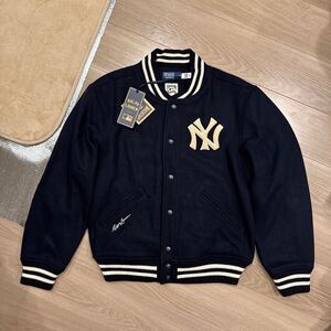 サイズL Polo Ralph Lauren New York Yankees ポロラルフローレン ヤンキース ジャケット Bomber Jacket スタジャン アウター MLB ウール