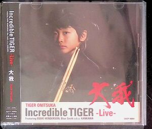 即決・送料無料(2点)◆大我 (鬼束大我）TIGER◆Incredible TIGER-Live-◆世界最年少プロジャズドラマー◆(b3774)