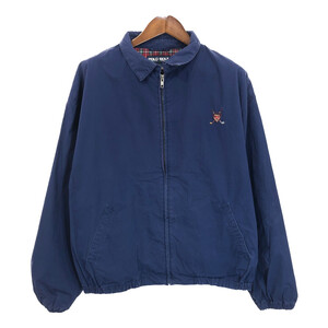 00年代 Ralph Lauren GOLF ラルフローレン ゴルフ スイングトップ 大きいサイズ ブルー (メンズ XXL) 中古 古着 R7161