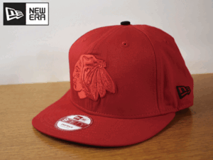 B620《未使用品》NEW ERA ニューエラ 9FIFTY【M-Lフリーサイズ】CHICAGO BLACK HAWKS ブラックホークス NHL 帽子 キャップ USモデル