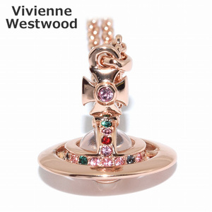 Vivienne Westwood （ヴィヴィアンウエストウッド） ペンダント ネックレス 63020098 G002 New Petite Orb Pendant オーブ ピンクゴールド