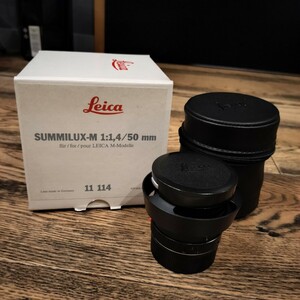 箱付き新品未使用 Leica Summilux-M 50mm F/1.4