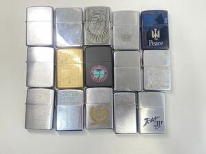 ZIPPO 15点まとめ売り Peaceジッポ他オイルライター ジッポー Zippo ライター 喫煙グッズ 