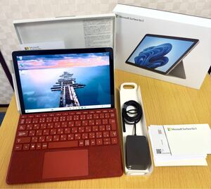 Microsoft Surface Go 3 8VH-00014 LTE 最上位モデル 純正タッチペン＆純正タイプカバーセット タブレットPC Core SSD サーフェス 