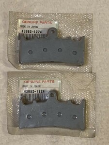 KAWASAKI（カワサキ） 純正 ブレーキパッド 43082-1224　新品　（6POTフロント） ZX-6R (ZX600G) ? ZX-7R ZX-9R ZX-12R GPZ900R ZRX1200 ?