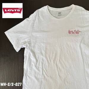 Livi’s リーバイス プリントTシャツ　XL ワンポイント　バックプリント　古着　半袖　ホワイト