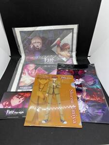 劇場版　Fate stay night　フェイト　ステイナイト　グッズ　まとめ売り　クリアファイル　コースター　袋　新聞　スポーツ報知