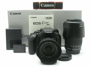 ★ハローカメラ★0986 Canon EOS Kiss X9i EF-S 18-55 IS STM EF-S 55-250 IS STM Kit 2420万画素 箱.説明書 付属品あり 動作品 1円開始