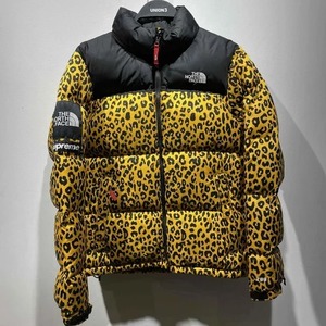 SUPREME THE NORTH FACE 11aw Nuptse Down Jacket Leopard SIZE-S "Yellow" シュプリーム ノースフェイス ヌプシ レオパード