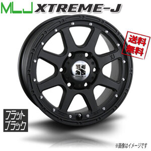 MLJ エクストリームJ フラットブラック JWL-T 18インチ 6H139.7 8J+25 1本 106.1 業販4本購入で送料無料