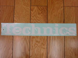 ★送料無料★新品★当時物 希少★Technics☆テクニクス★大判字抜き ステッカー★旧車★昭和★カーコンポ★