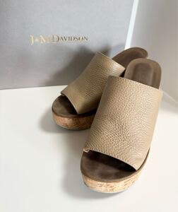 J&M DAVIDSON ウエッジサンダル　厚底　ミュール　イタリア製