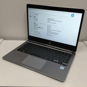 @XY2570 ☆通電・BIOSのみ確認 ☆ HP EliteBook Folio G1 m5-6Y54/8GB/ハードなし/12.5型FHD/無線/カメラ/Type-C