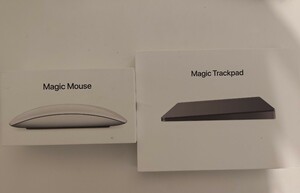 【美品】Apple Magic Trackpad 2 + mouse 2 スペースグレイ+ホワイト MRMF2J/A MLA02J/A