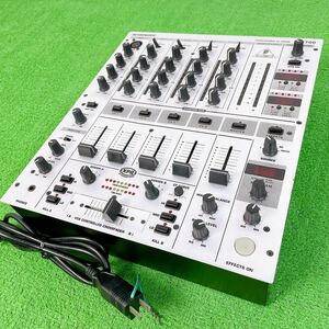 【動作良好】BEHRINGER 　ベリンガー　デジタルFXBPMカウンター搭載 5チャンネルDJミキサー DJX700-PROMIXER S24091401