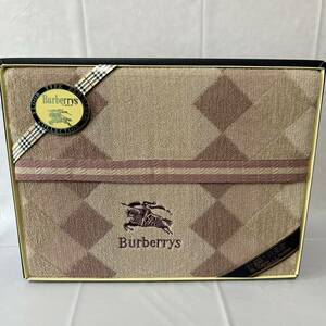 美品未使用　Burberrys バーバリー タオルケット 西川産業 140×190cm ピンク