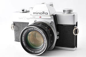【動作品】ミノルタ MINOLTA SR T 101 フィルムカメラ AUTO ROKKOR PF F1.8 55mm レンズセット
