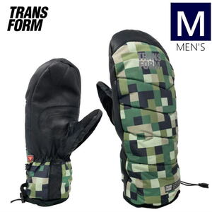 ○22-23 TRANS FORM THE UMP MITTEN カラー:DIGITL CAMO Mサイズ トランスフォーム スキー スノーボード グローブ