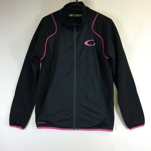 オークリーOAKLEY エンハンス ジャージ ジャケット ブラック ピンク Mサイズ ENHANCE JERSEY JACKET 2.3 419254JP