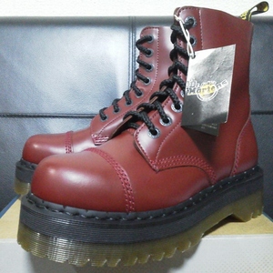 【激レア】Dr.Martens クレイジーボム UK7 厚底 8ホール チェリーレッド 赤 CRAZYBOMB ドクターマーチン 氷室京介 甲本ヒロト HYDE JADON