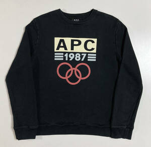 A.P.C. アーペーセー 1987 プリント スウェット トレーナー