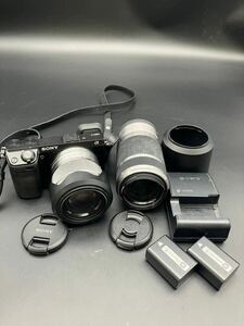 大村 9月 No.104 SONY ソニー NEX-7 カメラ a ミラーレス一眼カメラ レンズ ブラック 動作未確認