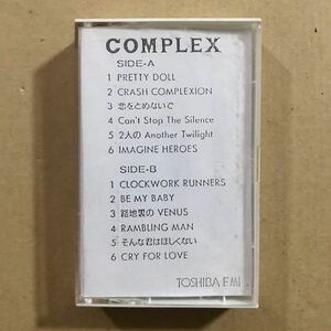 貴重 見本盤 COMPLEX カセットテープ 布袋寅泰 吉川晃司