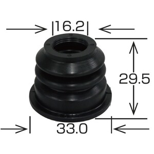 ムーブオン製　Fロアボールジョイントブーツ　タント（ＬＡ６００－６１０　前期）