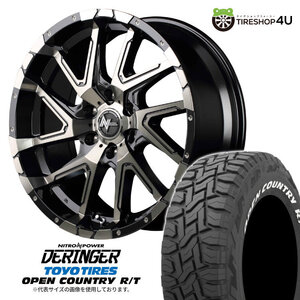 4本セット ナイトロパワー デリンジャー DERINGER 20x8.5J 6/139.7 +20 BMP TOYO トーヨー オープンカントリーR/T 275/55R20 WL FJ