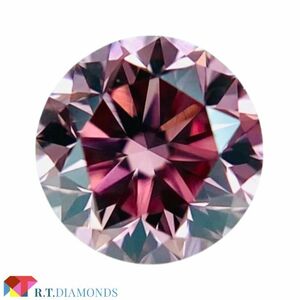 FANCY VIVID PINK 0.203ct RD/RT2172/CGL