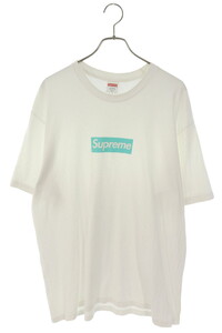 シュプリーム ティファニー Tシャツ 21AW サイズ:XL ボックスロゴTシャツ 中古 OM10