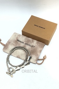 経堂) マウアジュエリー MAUA JEWELRY Petali Beads Bracelet ブレスレット シルバー925 定価3.8万位