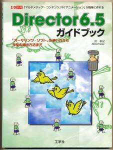 中古書籍 ディレクター Director 6.5 ガイドブック マルチメディア アニメーション オーサリング I/O別冊 工学社 CD-ROM付属