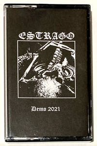 ESTRAGO / Demo 2021 (Cassette Tape) AnxietyRecords punk hardcorepunk rawpunk dbeat spanishhardcore パンク スパニッシュパンク