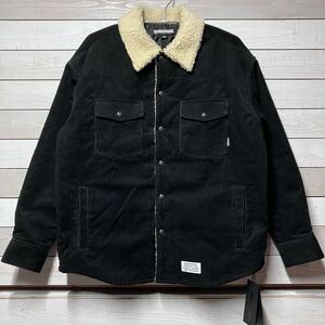 SIZE L NEIGHBORHOOD CORDUROY WESTERN BOA COAT BLACK ネイバーフッド コーデュロイ ボアジャケットブラック222UTNH-SHM03