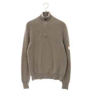 DIOR ディオール Half Zip Knit Sweater スリーブロゴ ハーフジップセーター 長袖ニット グレー 013M609AT079