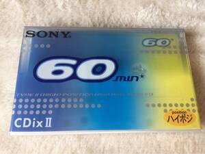 【中古】SONY ソニー ハイポジションカセットテープ C-60CDX2H 60分