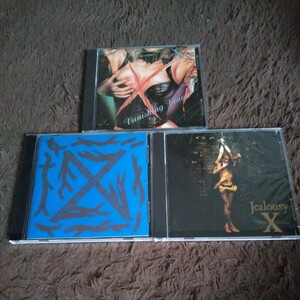 X JAPAN VANISHING VISION BLUE BLOOD Jealousy アルバム CD セット 3枚 エックス YOSHIKI HIDE TOSHI PATA TAIJI HEATH SUGIZO 名盤
