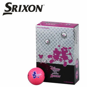 訳有り/限定品/SRIXON スリクソン SOFT FEEL ディズニー/カラーボール/ピンク/6球