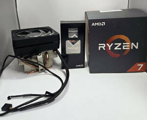 【1円スタート】【美品】AMD CPU Ryzen 7 2700X with Wraith Prism cooler 8/16thread Socket AM4 4.3GHz