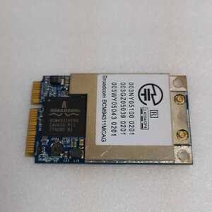 岐阜 即日発 送料63円 無線LAN カード Broadcom BCM94311MCAG 管 WD202