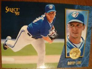 ★DAVID CONE SELECT PINNACLE 1995 BASEBALL #111 MLB デビッド・コーン TORONTO BLUE JAYS トロント・ブルージェイズ