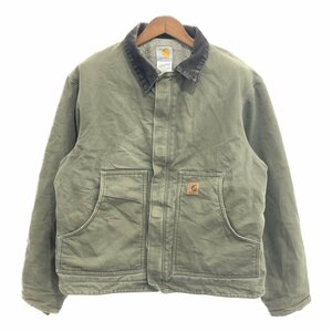 2000年代〜 Carhartt カーハート トラディショナルジャケット アウター アメカジ ワーク グリーン (メンズ L) 中古 古着 Q0231