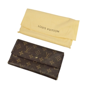 LOUIS VUITTON M61217 ルイヴィトン モノグラム ポルトフォイユ インターナショナル 三つ折り 長財布 保存袋付き 難有り_ZFE_C0122-F002