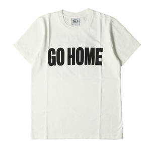 新品 TMT ティーエムティー Tシャツ サイズ:S 00s GO HOME クルーネック 半袖Tシャツ デッドストック ホワイト 白 トップス カットソー